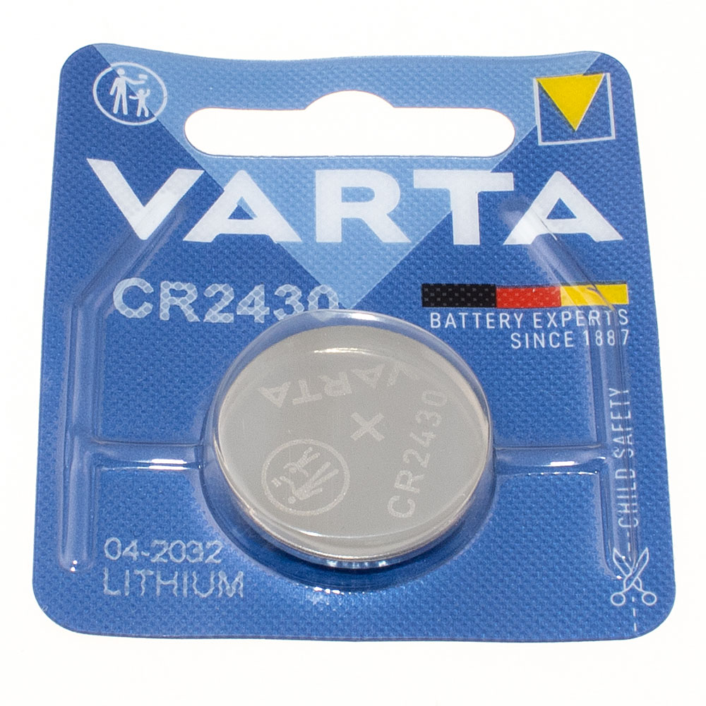[7015] pila a bottone Varta Professional Electronics CR2430 / 6430 - 280 mAh - Blister