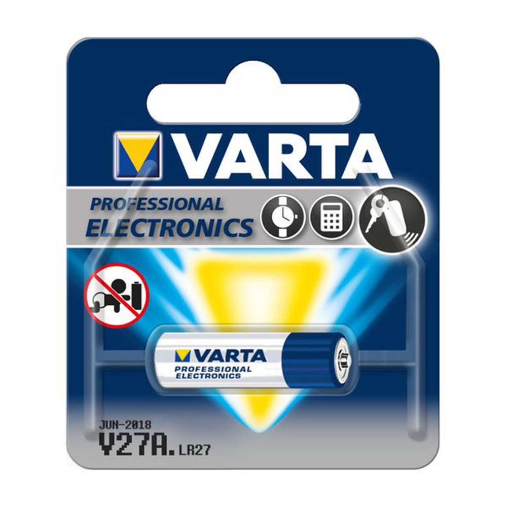 [7023] Batterij ZN/MNO2 Varta Professional Electronics LR27 MN27 4227 - 20 mAh - blister