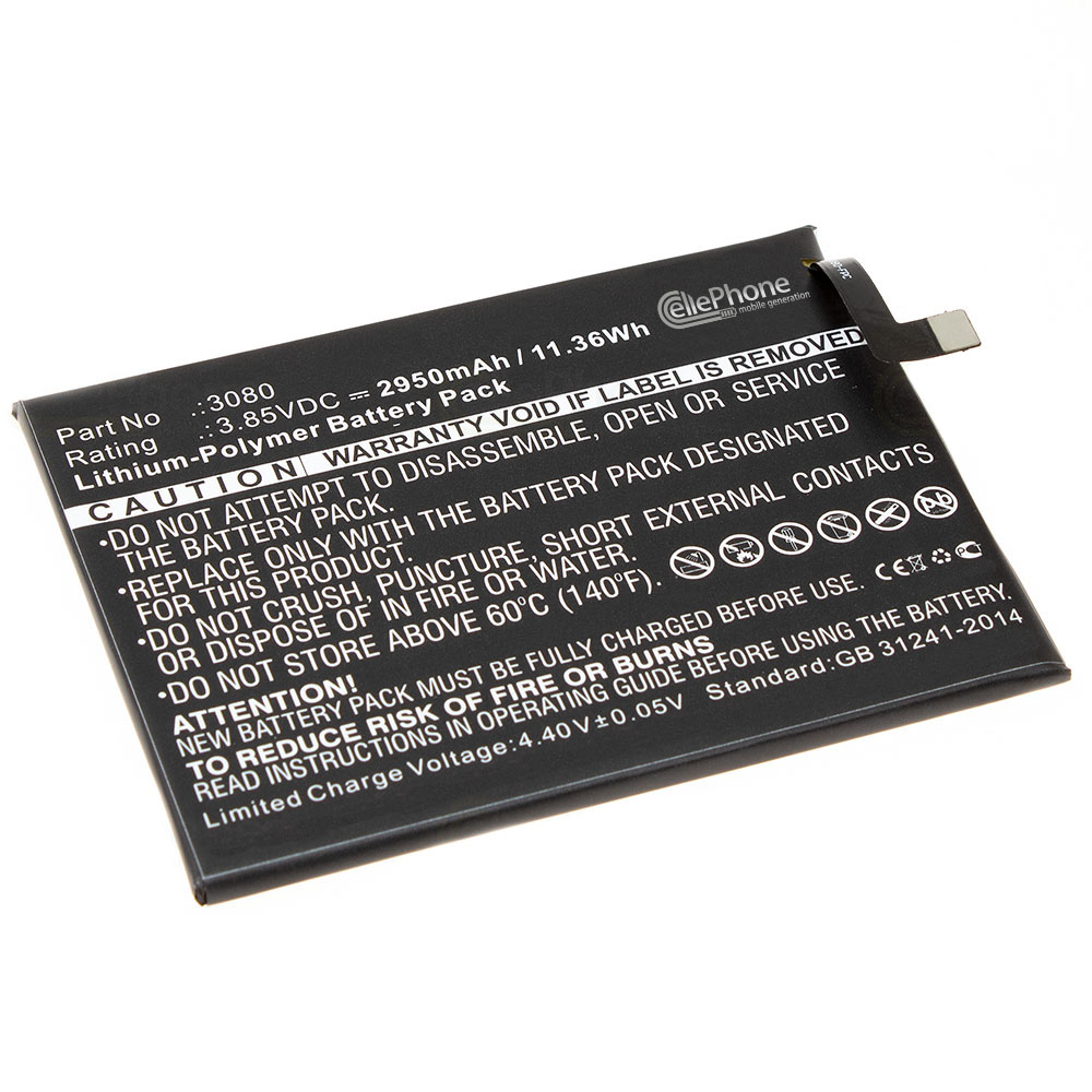 [7029] Batterie Li-Polymer pour BQ Aquaris U (remplace 3080)