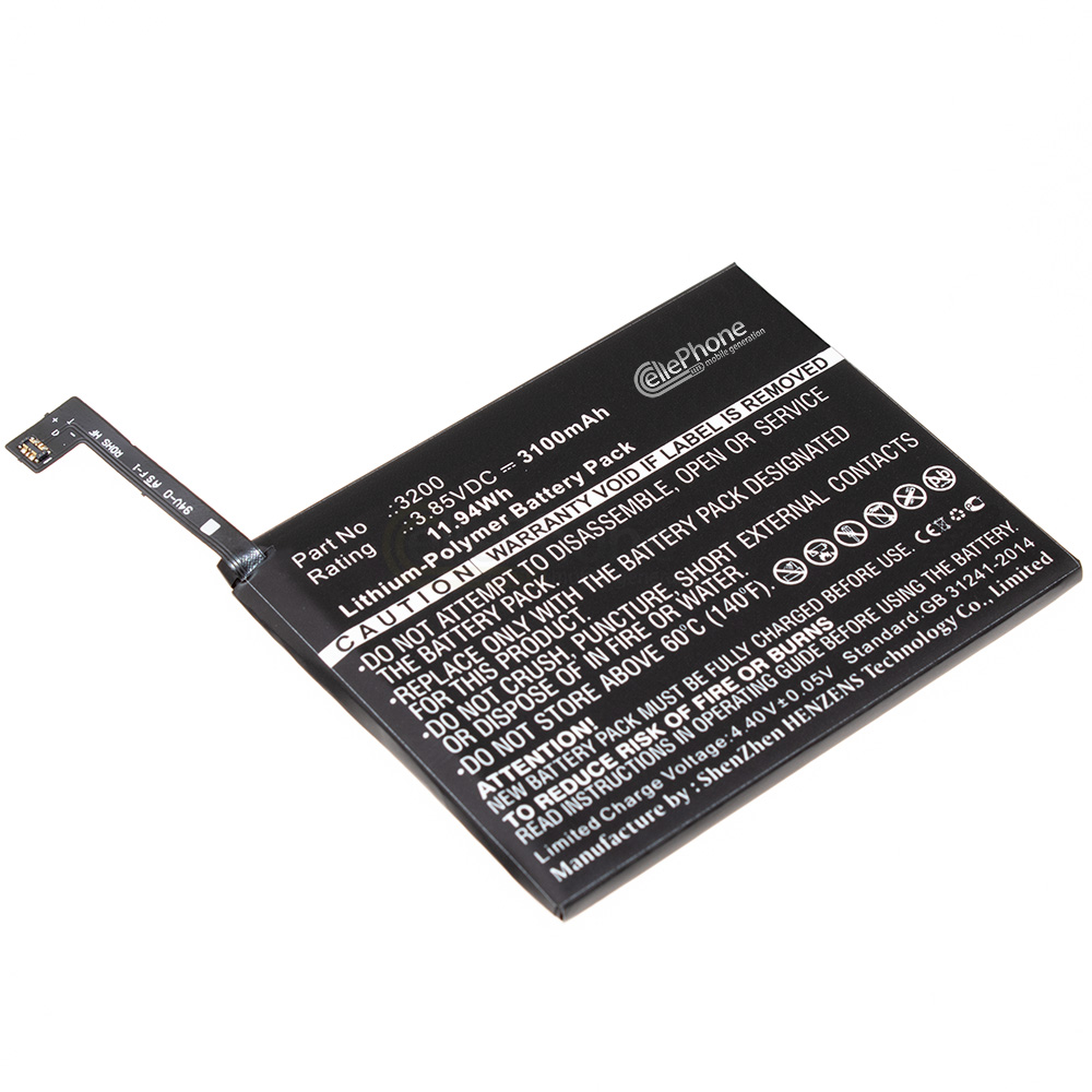 [7030] Battery Li-Polymer for BQ Aquaris X5 Plus (replaced 3200)