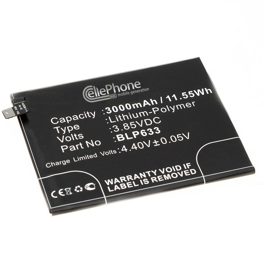 [7034] Batterie Li-Polymer pour OnePlus 3T (remplace BLP633)