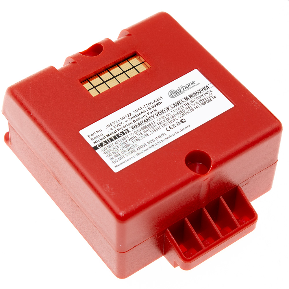 batteria Ni-MH per Cattron-Theimeg LRC / LRC-L / LRC-M - rosso (sostituisce 1BAT-7706-A201) - 2000 mAh