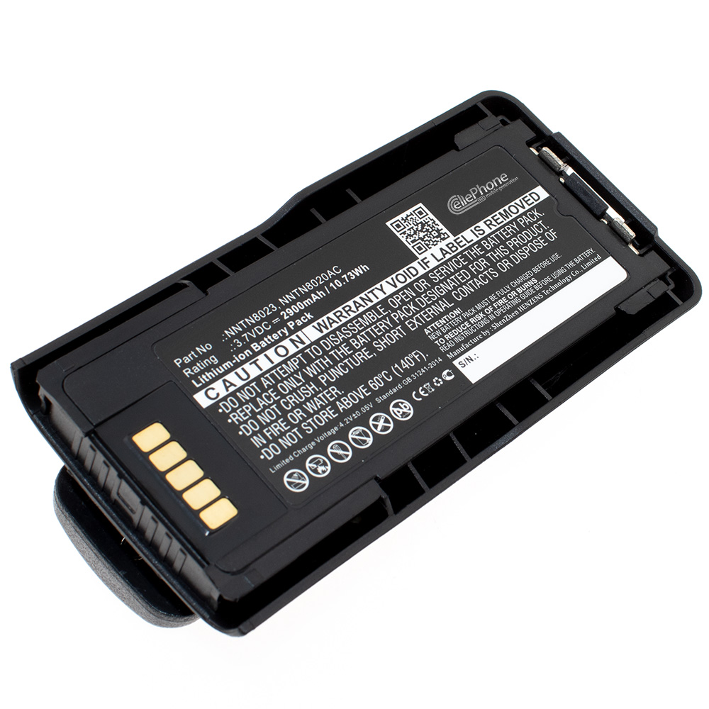 [7075] Battery Li-Ion for Motorola MTP3100 MTP3200 MTP3250 MTP600 MTP6000 MTP6650 (replaced NNTN8020AC) - 2900mAh