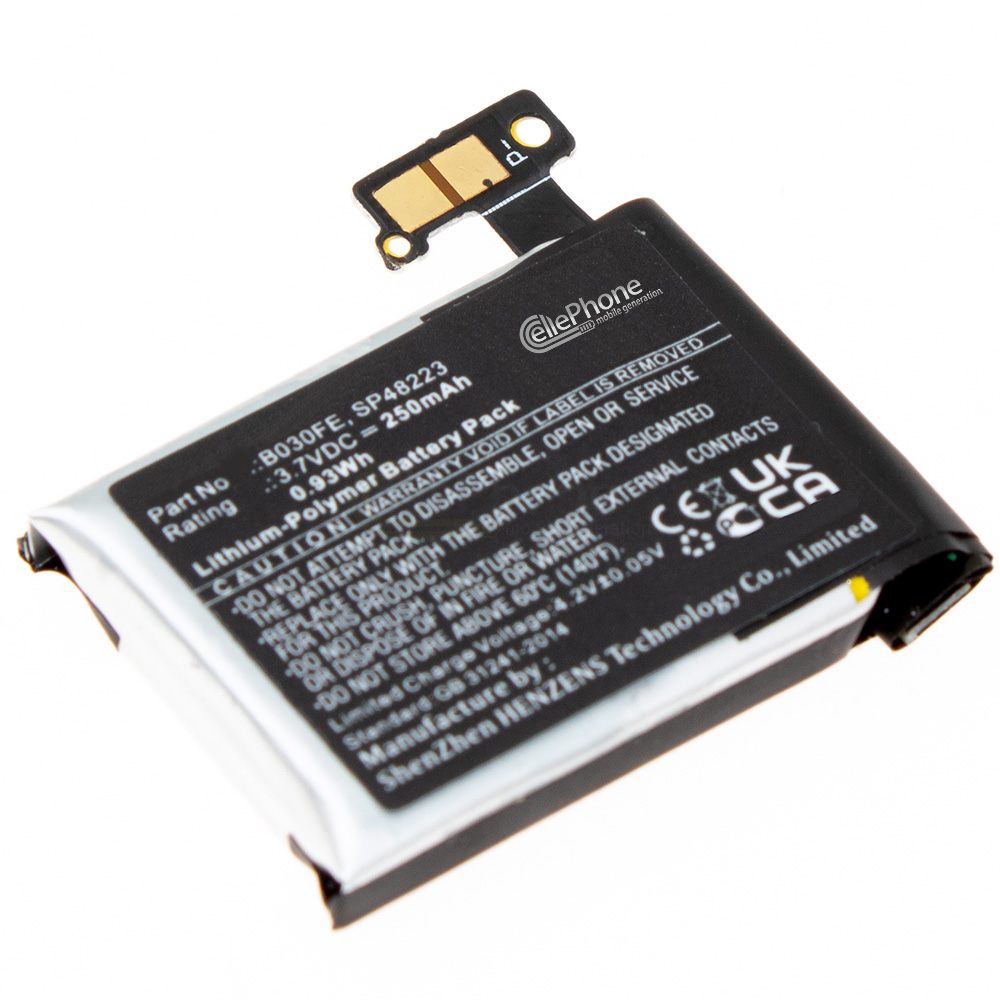 Accu Li-Polymer voor Samsung Gear 1 (vervangt B030FE)