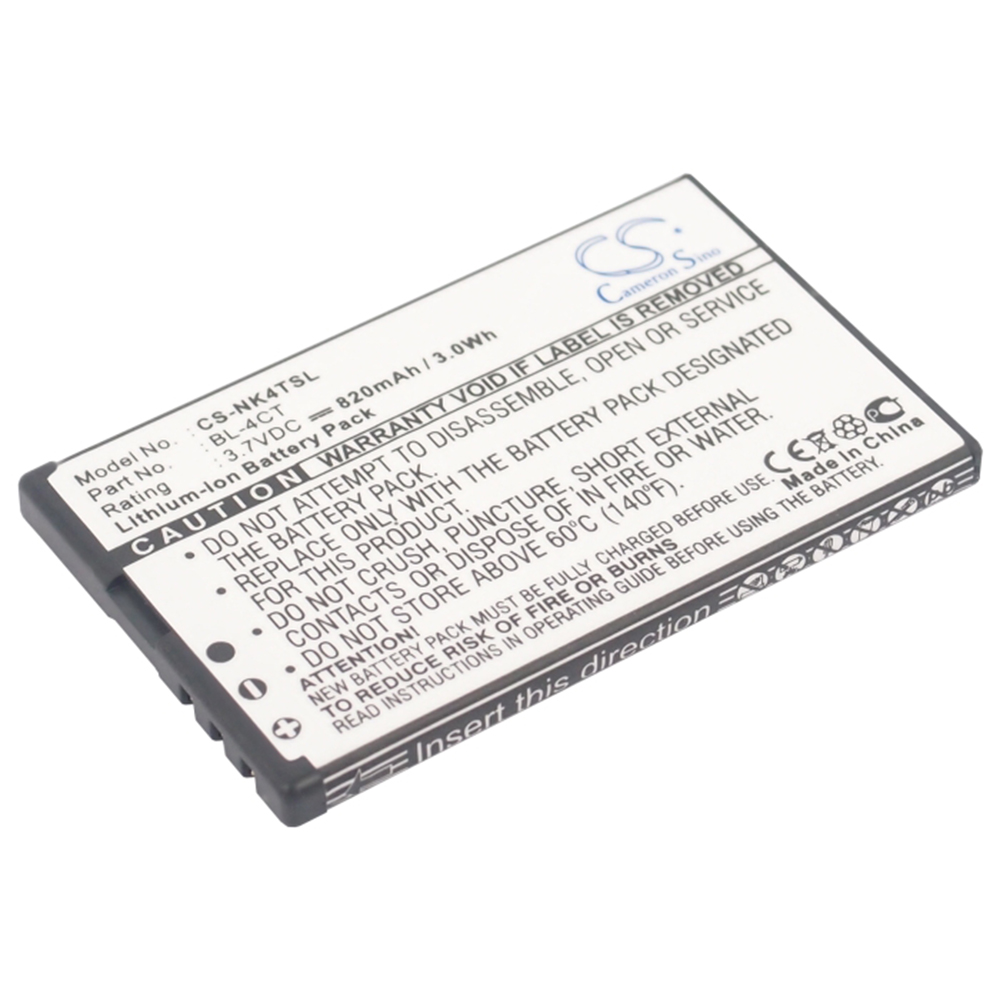 [1218] Batterie Li-Ion pour Nokia 2720 6600 fold - 5310 5630 XpressMusic - 6700 Slide - 7210 7310 Supernova (remplace BL-4CT)