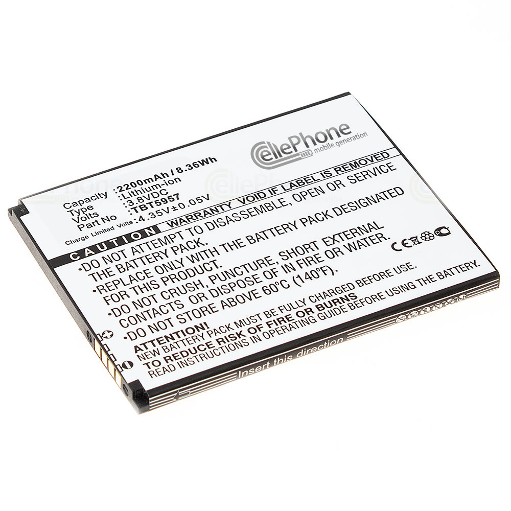 [7104] Batterie Li-Ion pour Highscreen Spider (remplace TBT5957)