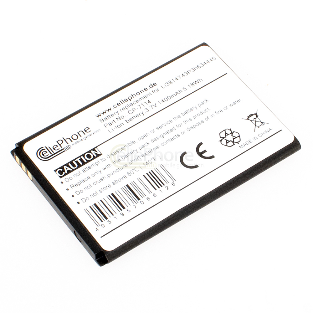 [7114] Batterie Li-Ion pour ZTE Blade L110 (remplace Li3814T43P3h634445)