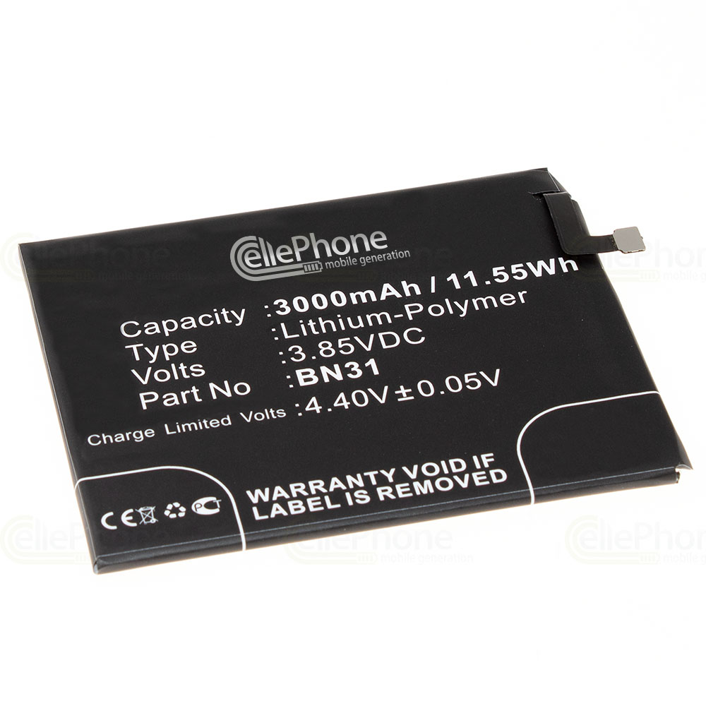 [7136] Battery Li-Polymer for Xiaomi Mi 5X (replaced BN31)