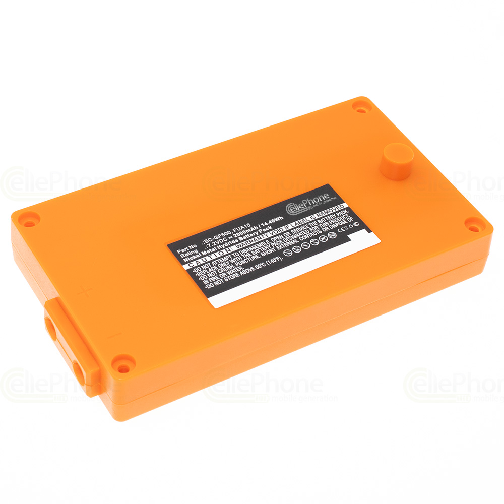 Akku Ni-MH für Gross Funk Crane Remote Control - orange (ersetzt FUA15) - 2000mAh / 7,2V