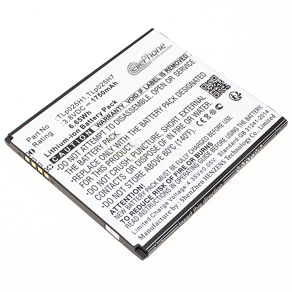 [7163] Batería Li-Ion para Alcatel One Touch Pop 4 (reemplazado TLp025H1)