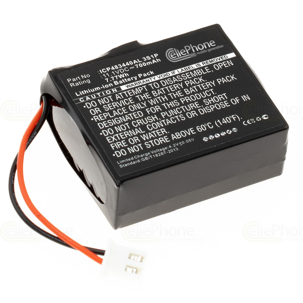 [7172] Accu Li-Ion voor Ratiotec Soldi Smart (vervangt ICP483440AL 3S1P)
