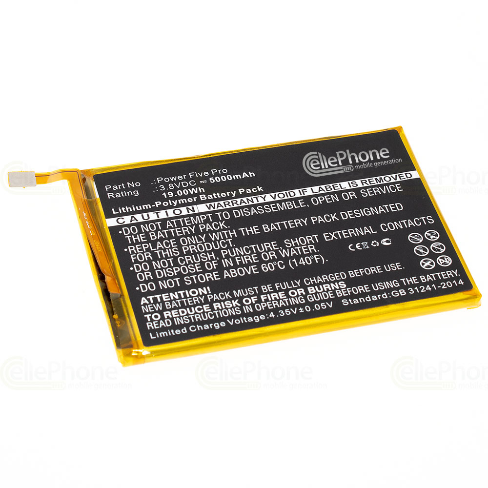 [7190] Battery Li-Polymer for Highscreen Power Five Pro