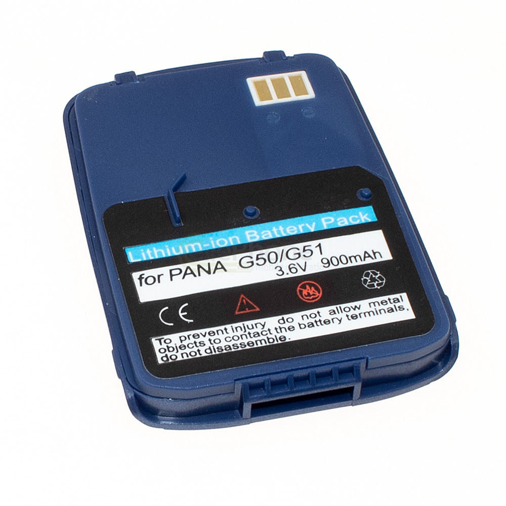 [1229] Batterie Li-Ion pour Panasonic G50 G51 G51e G51m - bleu (remplace EB-BSG50S)