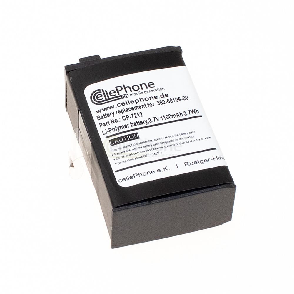 Akku Li-Ion für Garmin Virb 360 (ersetzt 010-12521-40)