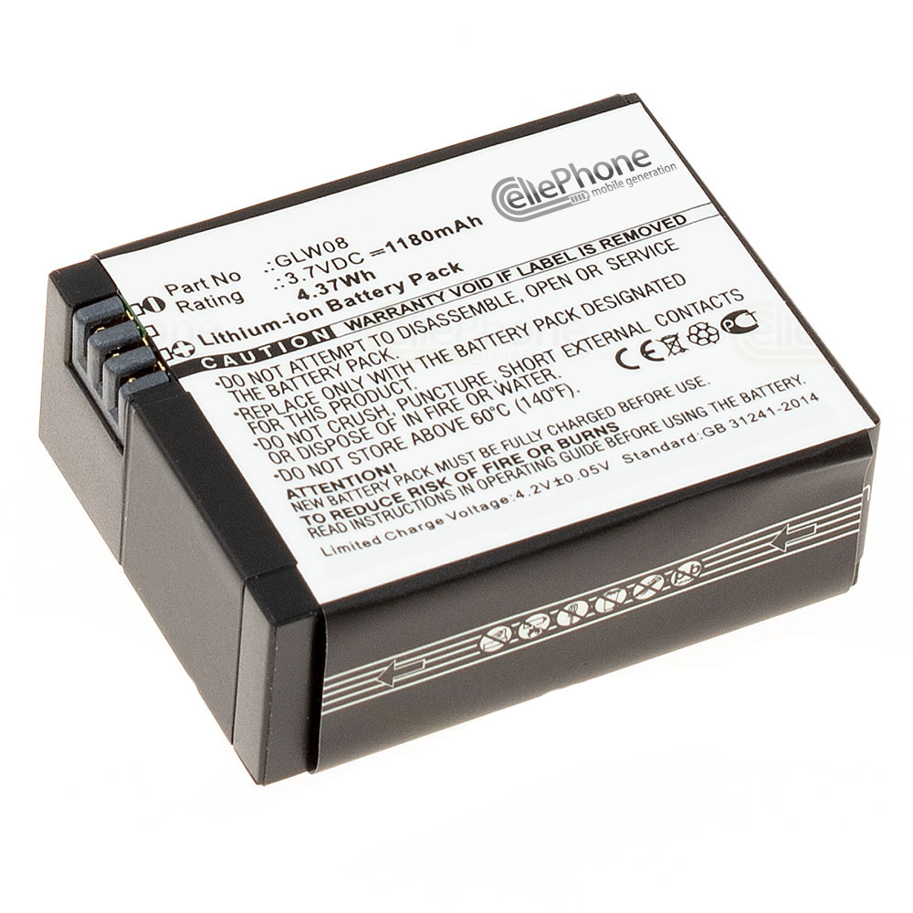 Batería Li-Ion para Rollei Actioncam 500 (reemplazado GLW08)