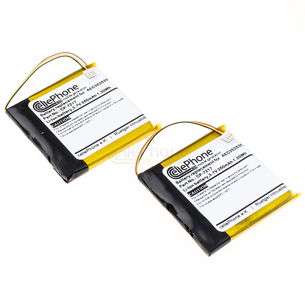 Batería Li-Polymer para Beats Solo 2.0 3.0 (reemplazado AEC353535) - Set of 2