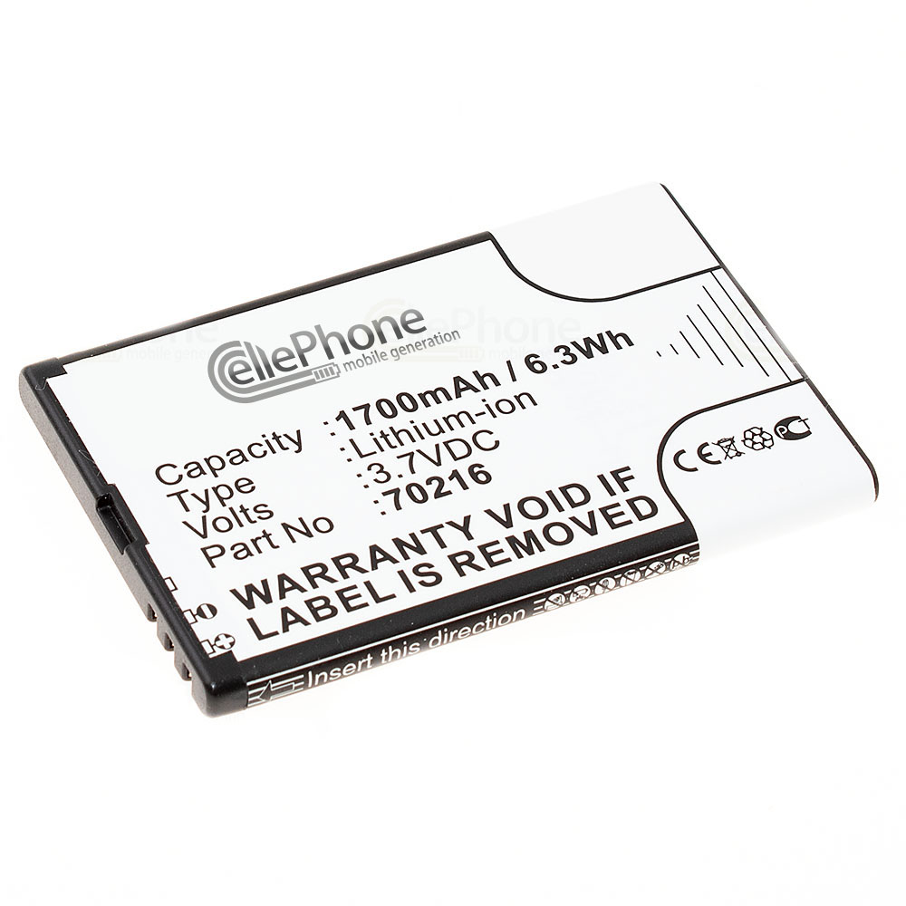 Battery Li-Ion for Mobi DXR Touch (replaced 70216)
