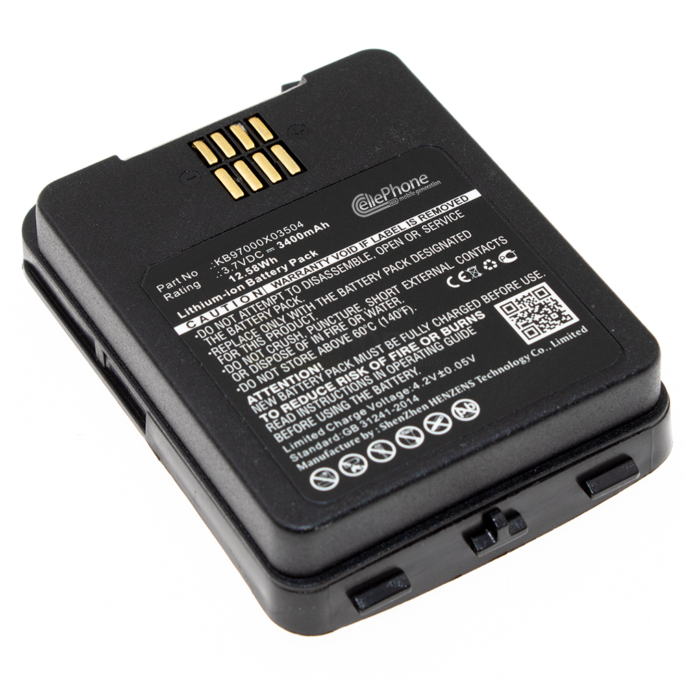 [7250] batteria Li-Ion per CipherLab 9700 (sostituisce BA-0083A6) - 3400mAh