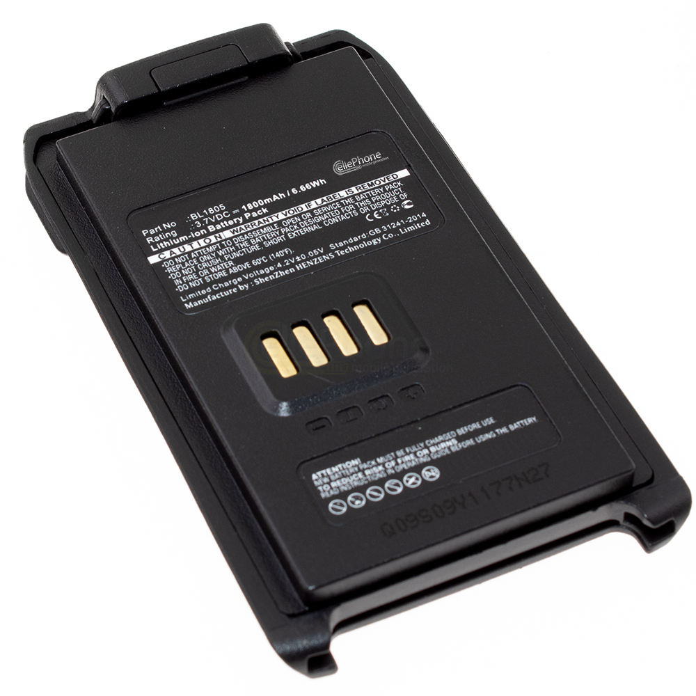 Batería Li-Ion para HYT PT850 (reemplazado BL1805) - 1800mAh