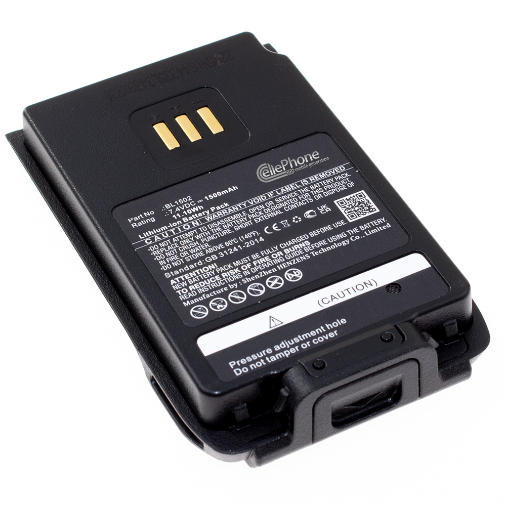 [7266] Battery Li-Ion for HYT PD500 PD502 PD600 PD602 (replaced BL1502) - 1500mAh / 7,4V