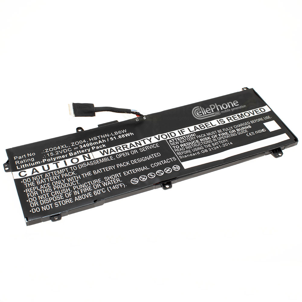 [7288] Battery Li-Polymer compatible with HP ZBook Studio G3 G4 - 3400mAh / 15,2V
