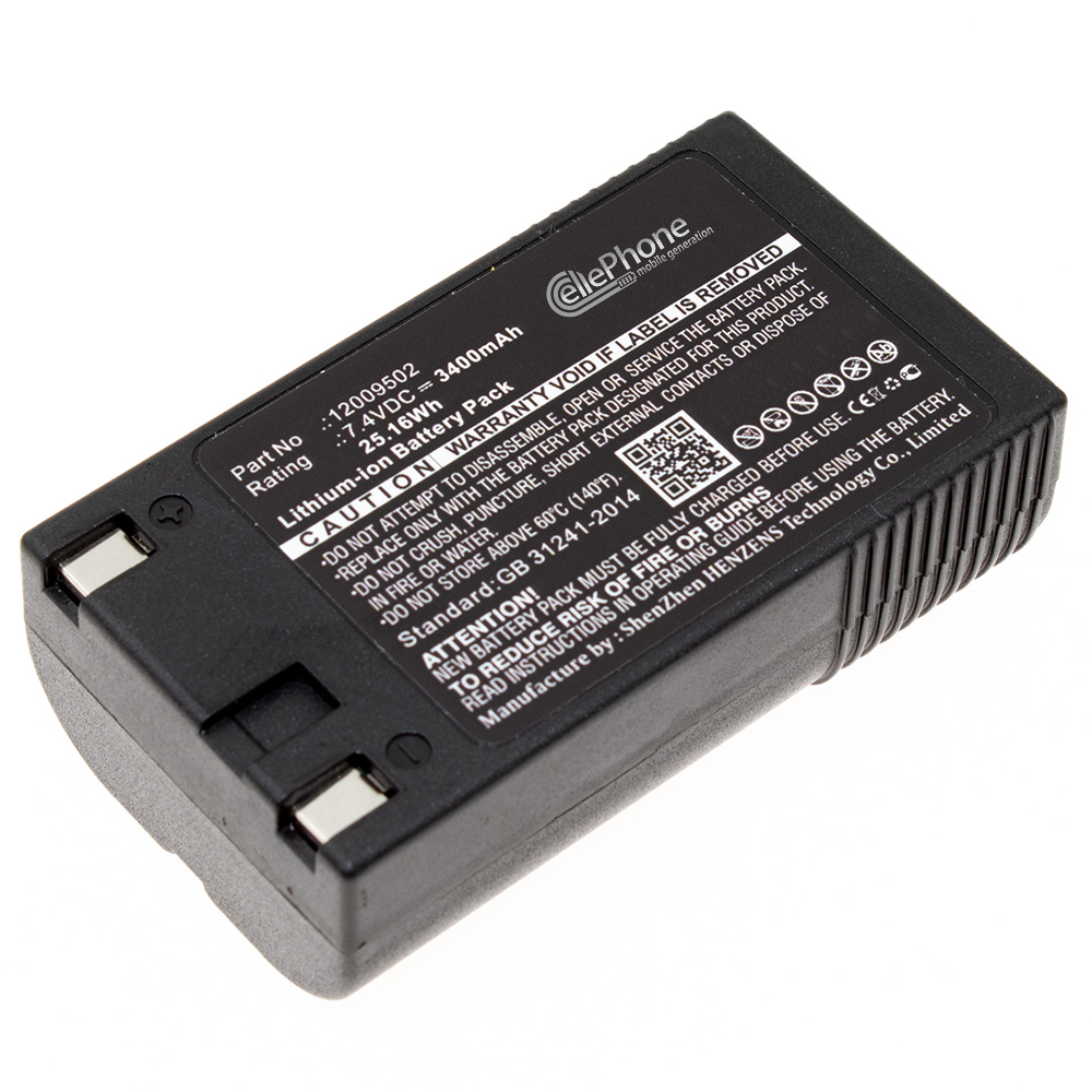 [7294] Accu Li-Ion voor Monarch 6017 Handiprint / 6032 Pathfinder (vervangt 12009502) - 3400mAh / 7,4V