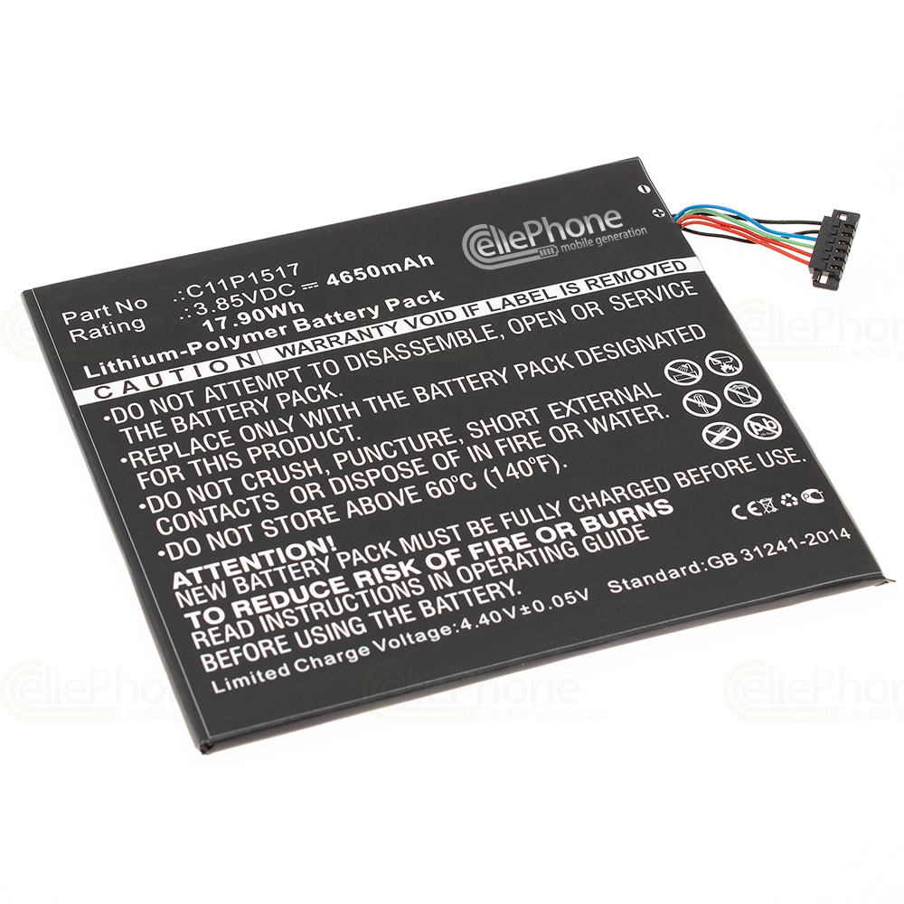 [7307] Accu Li-Polymer voor Asus ZenPad 10 Z0310M Z300M Z300CNL (vervangt C11P1517) - 4650mAh