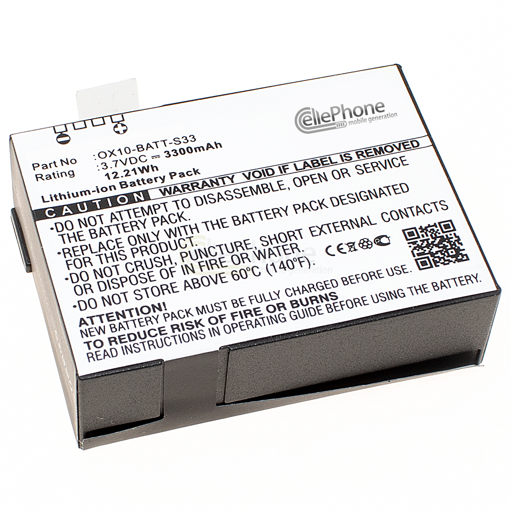 [7322] Battery Li-Ion for M3 Mobile Orange / OX10 (replaced OX10-BATT-S33) - 3300mAh