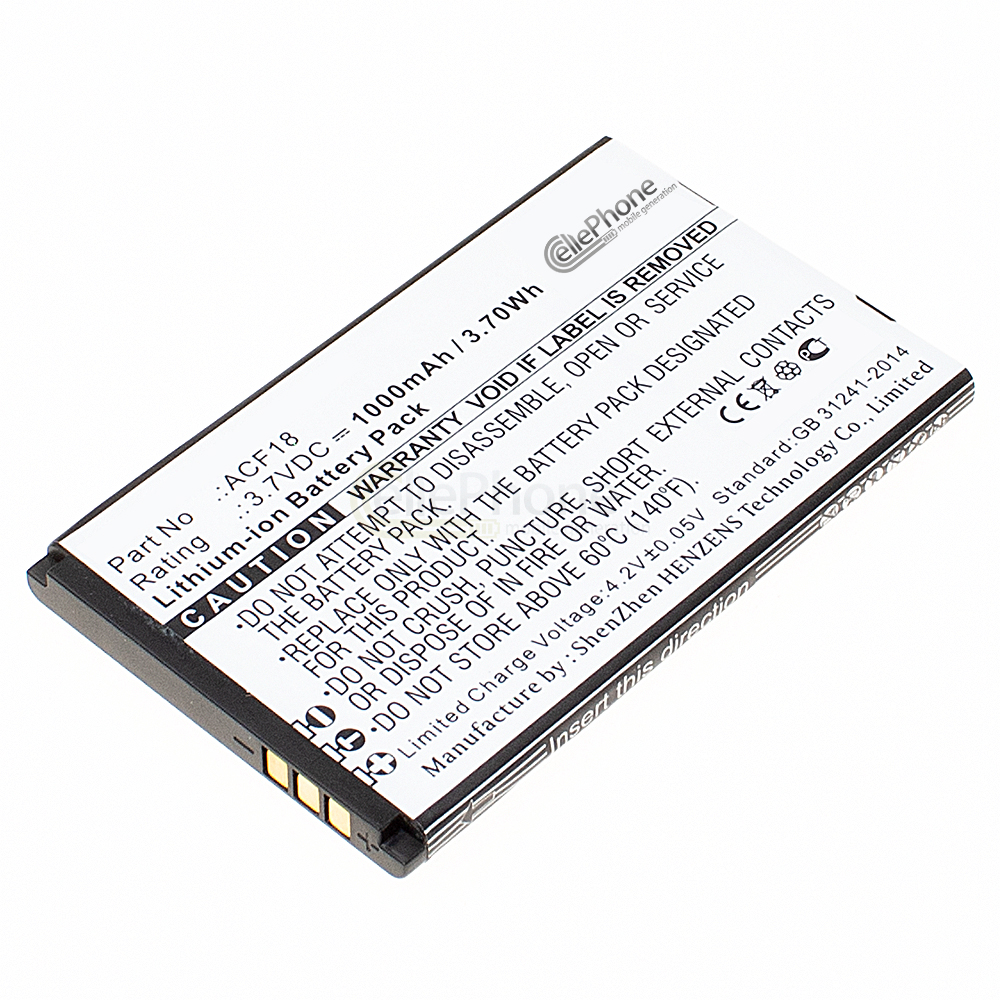 [7327] batteria Li-Ion per Archos F18 (sostituisce ACF18)