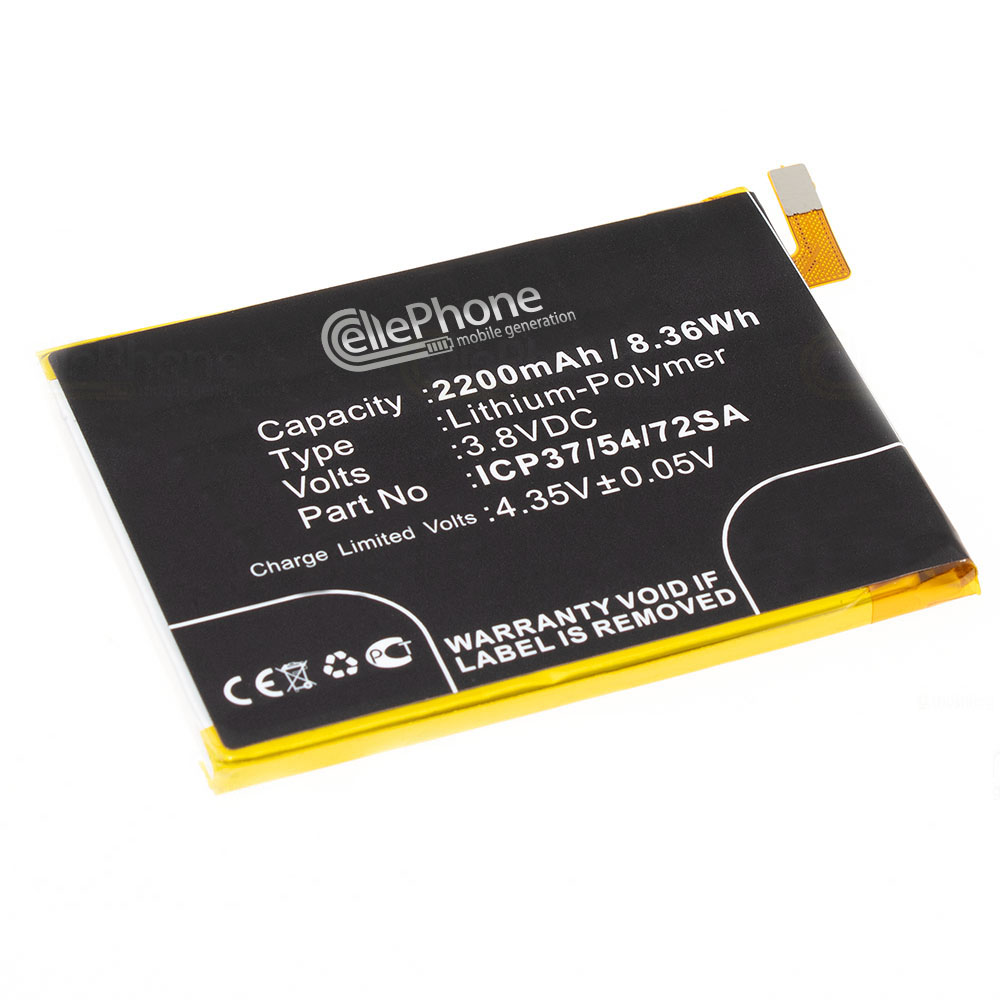 [7328] Batterie Li-Polymer pour ZTE Blade A310 A462 (remplace ICP37/54/72SA)