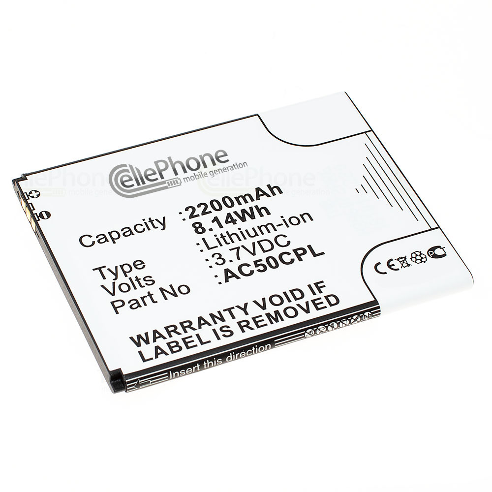 [7332] Batería Li-Ion para Archos 50c Platinum (reemplazado AC50CPL)