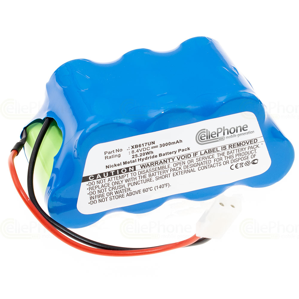 [7338] Accu Ni-MH voor Euro Pro UV617 UV617R UV640 UV647H UV647HB (vervangt XB617UN) - 3000mAh / 8,4V