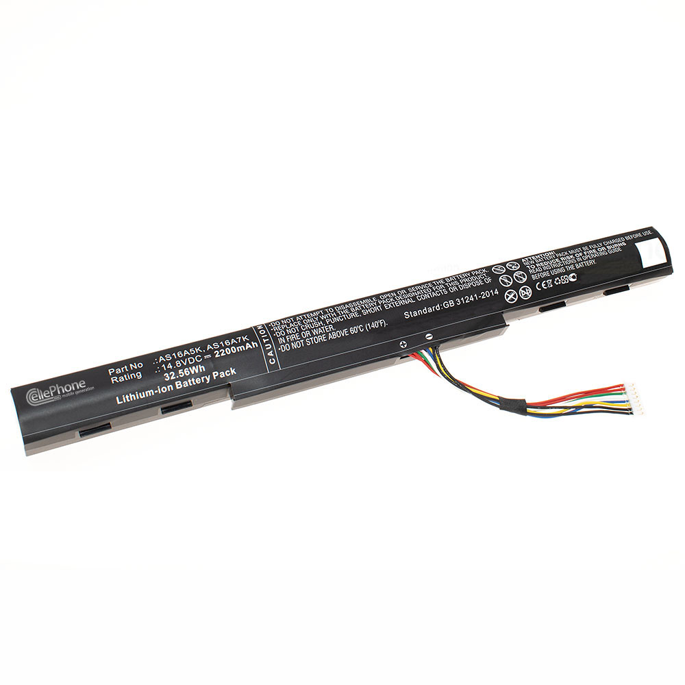 Batterie Li-Ion compatible avec Acer Aspire E5-475G 523G 553G 573G 575G 774G - 2200mAh / 14,8V