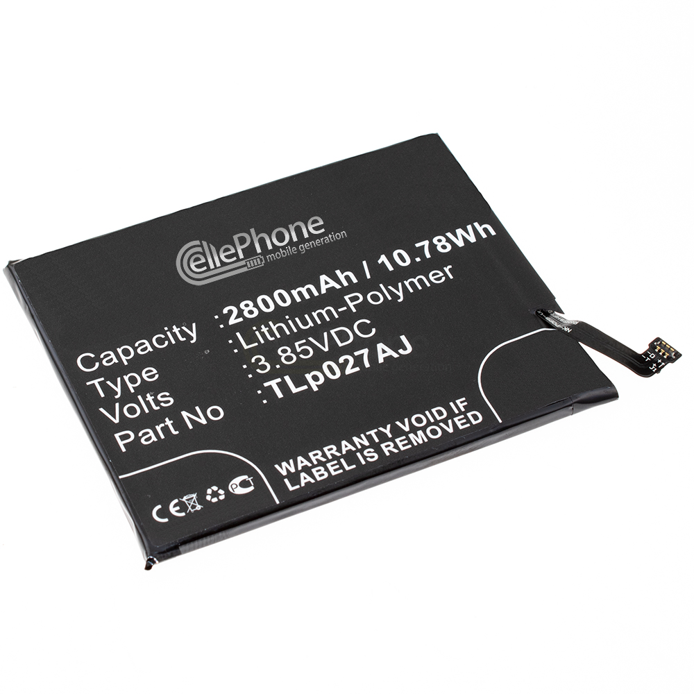 [7355] batteria Li-Polymer per Alcatel A5 A50 (sostituisce TLp027AJ)