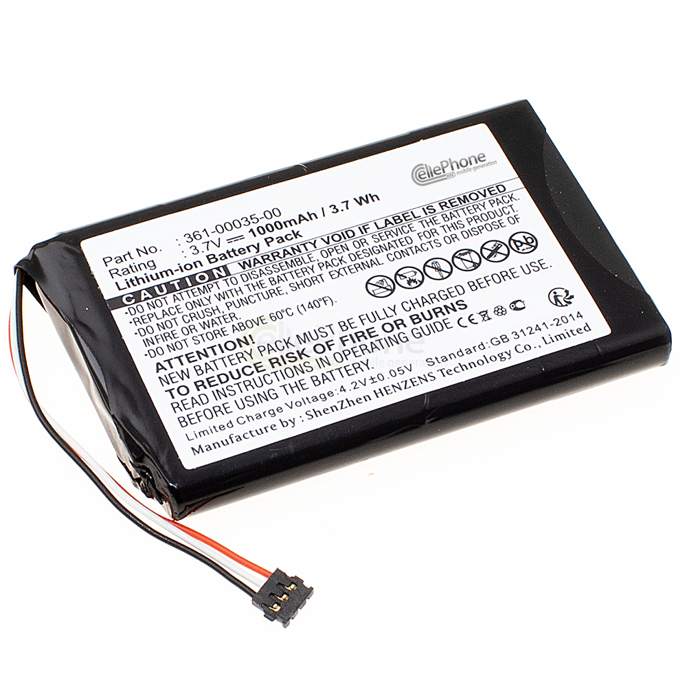 Batterie Li-Ion pour Garmin Nüvi 2300 2300LM 2340LT 2350LMT 2360 2370 - Edge Touring Plus + (remplace 361-00035-00)