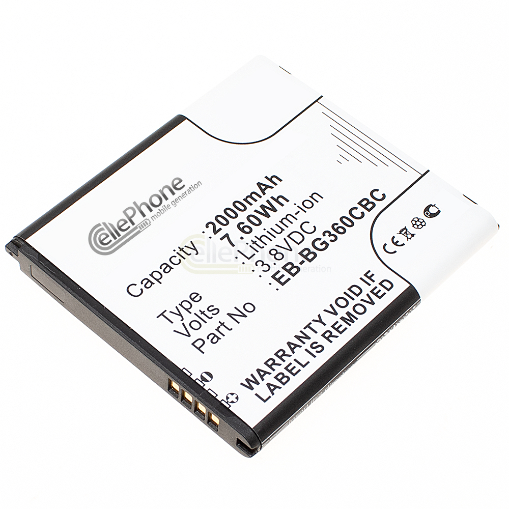 Accu Li-Ion voor Samsung Galaxy Core Prime (vervangt EB-BG360CBC)