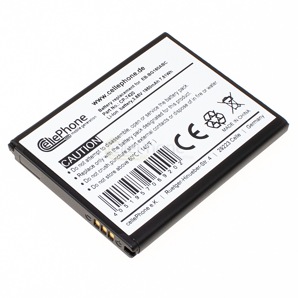 batteria Li-Ion per Samsung Galaxy Folder 2 (sostituisce EB-BG160ABC)
