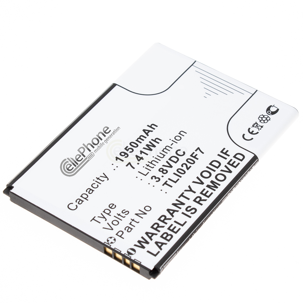 [7432] Battery Li-Ion for Alcatel One Touch 4 5.0 (replaced TLI020F7)