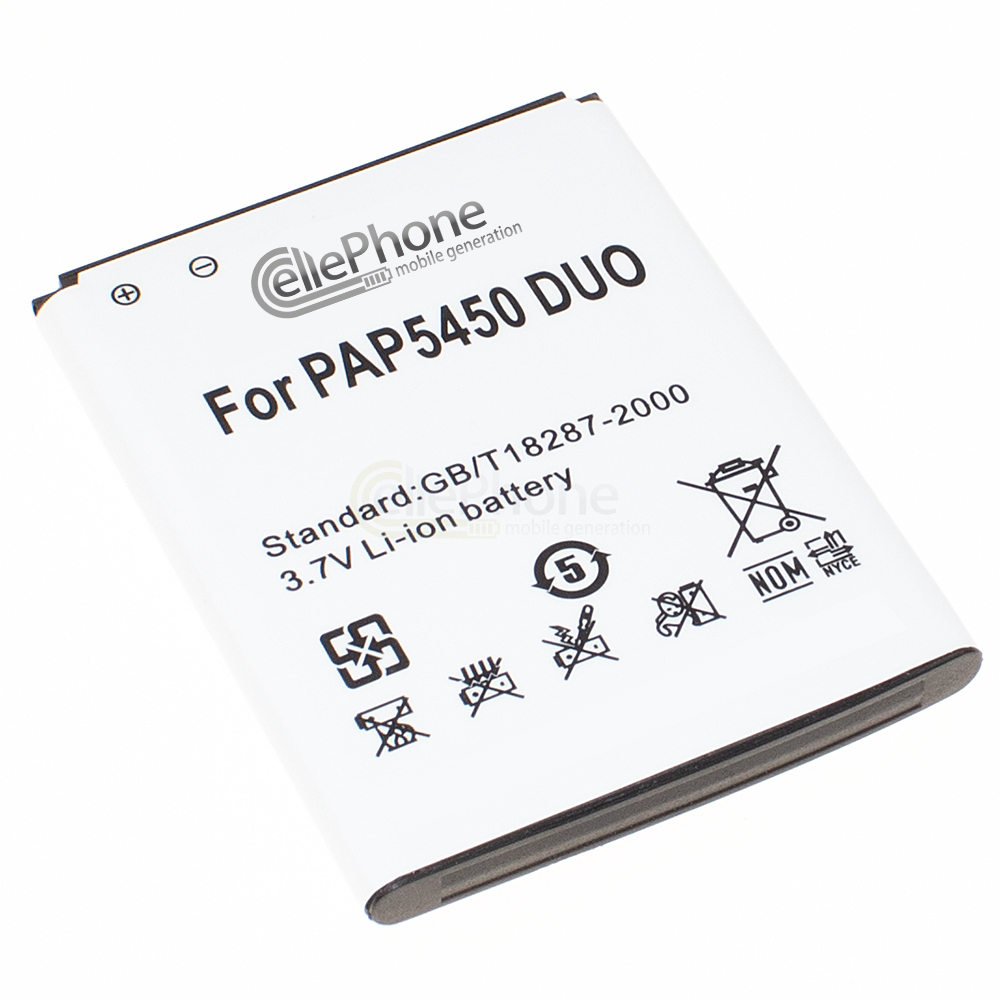 [7438] Akku Li-Ion für Prestigio MultiPhone 5450 Duo (ersetzt PAP5450 DUO)