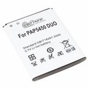 Batterie Li-Ion pour Prestigio MultiPhone 5450 Duo (remplace PAP5450 DUO)