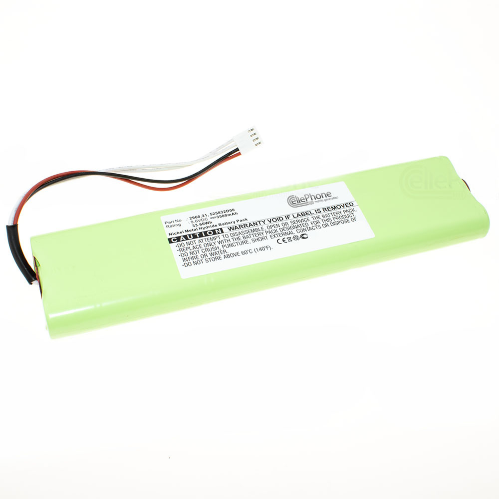 [7460] Battery Ni-MH for AEMC 1060 4630 5050 5060 5070 6470 6471 6472 6505 (replaced 525832D00) - 3500mAh / 9,6V