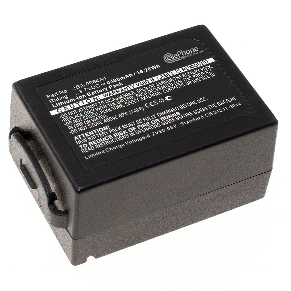 [7464] Battery Li-Ion for CipherLab CP60 CP60G (replaced BA-0064A4) - 4400mAh