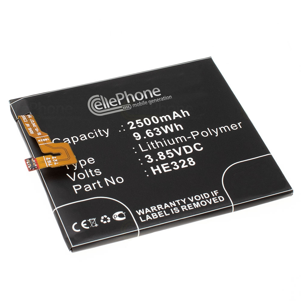 Accu Li-Polymer voor Nokia 8 Global Dual SIM (vervangt HE328)