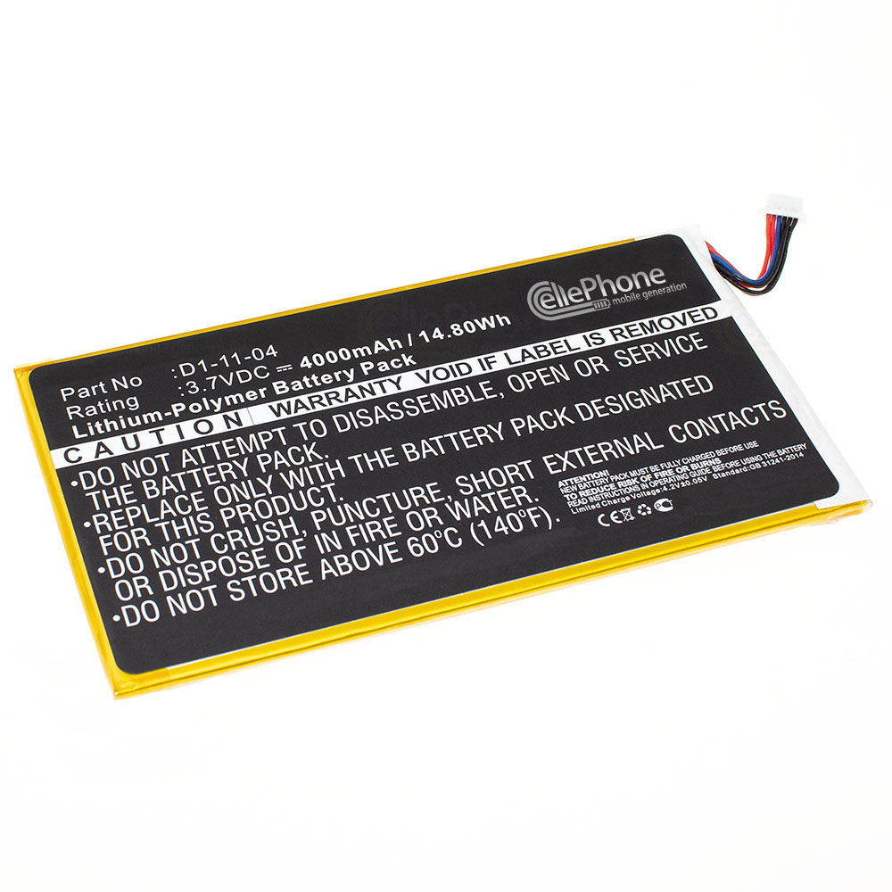 [7481] Accu Li-Polymer voor Kobo Vox (vervangt D1-11-04) - 4000mAh