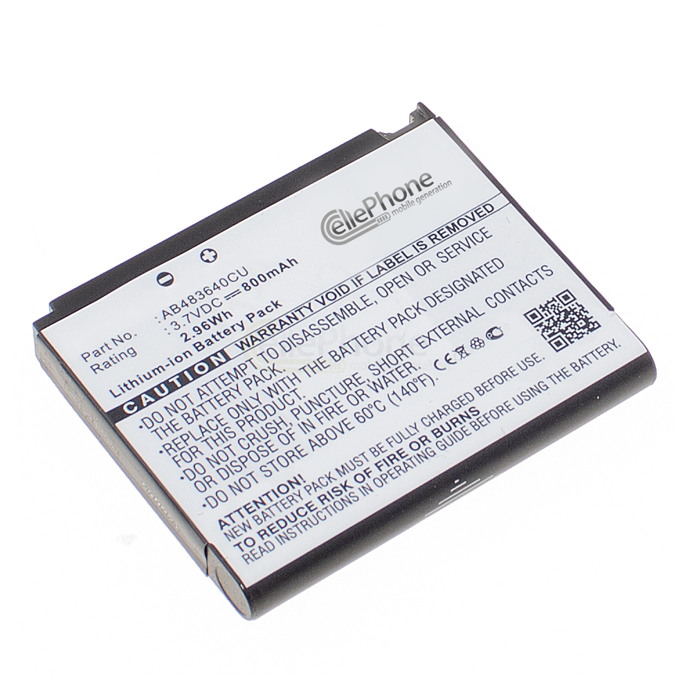 Accu Li-Ion voor Samsung GT-S5230 Star - SGH-A501 A801 G800 L870 U700 Z370 Z720 Z728 (vervangt AB603443CE)