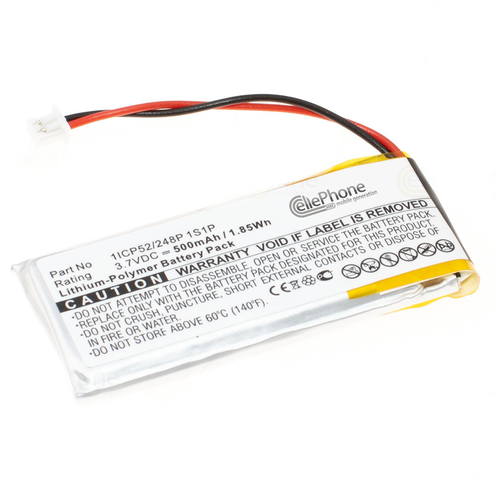 Batería Li-Polymer para Sena SMH10 Lifespan (reemplazado 1ICP52/248P 1S1P)
