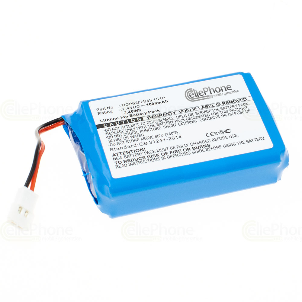 [7509] Battery Li-Ion for CTMS Eurodetector (replaced 1ICP62/34/48 1S1P)