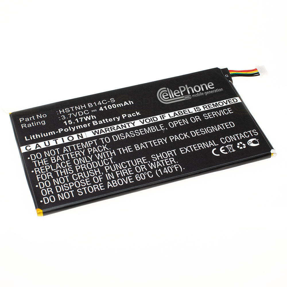 [7513] Akku Li-Polymer für HP Slate 7 1800 Tablet (ersetzt HSTNH B14C-S) - 4100mAh