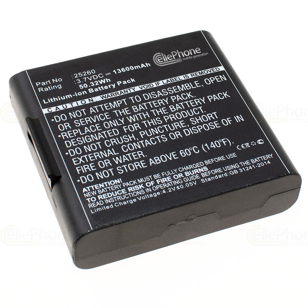 [7515] Akku Li-Ion für Juniper Mesa 2 - Sokkia SHC5000 (ersetzt 25260) - 13600mAh
