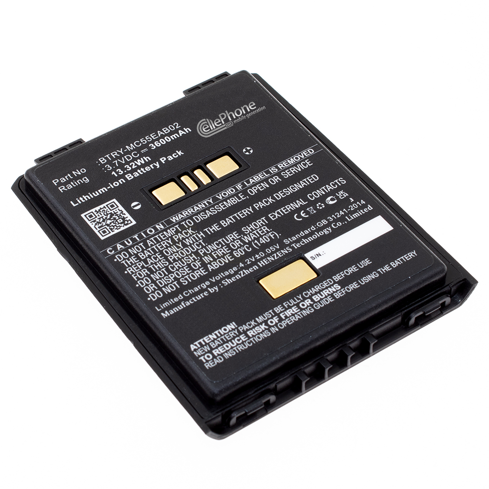 batteria Li-Ion per Symbol MC55 MC5574 MC5590 MC56 MC65 MC659 MC67 (sostituisce U60493) - 3600mAh